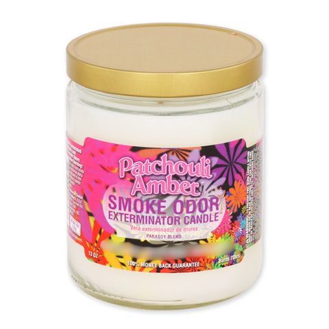 Smoke Odor Exterminator Candle | Patchouli Amber 13oz