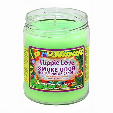 Smoke Odor Exterminator Candle | Hippie Love 13oz