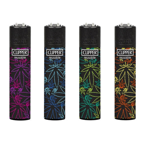 CLIPPER | Lighter - Cannabis Leaf