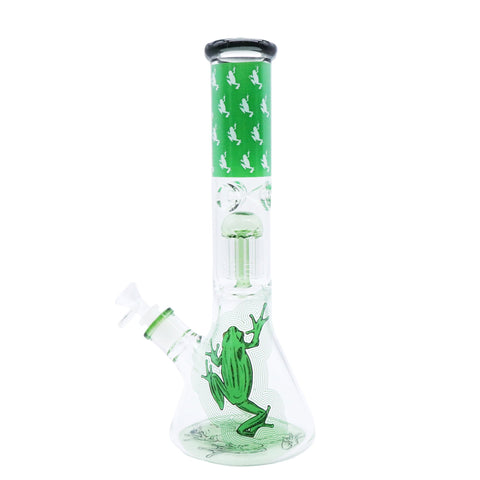 Infyniti | 14" Untamed Beaker (w/Perc) - Frog
