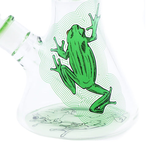 Infyniti | 14" Untamed Beaker (w/Perc) - Frog