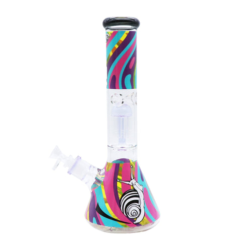 Infyniti | 14" Untamed Beaker (w/Perc) - Snail