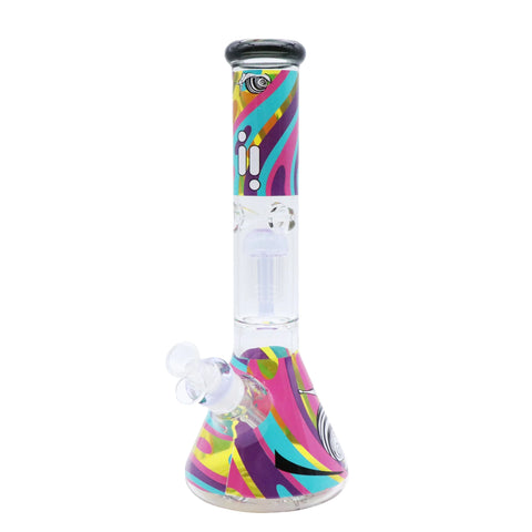 Infyniti | 14" Untamed Beaker (w/Perc) - Snail