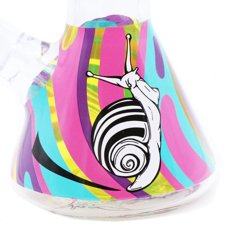 Infyniti | 14" Untamed Beaker (w/Perc) - Snail