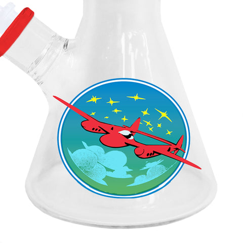 Infyniti | 16" High Times Beaker - Circled Plane