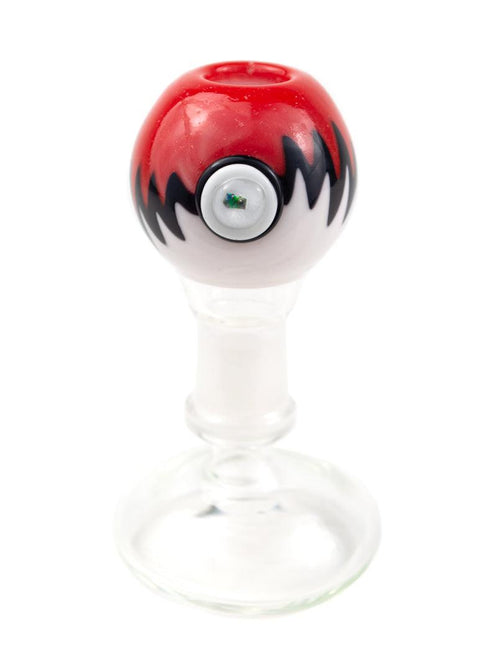 Bob The Glass Blower | 14mm Pokéball Dome (Custom Ball) - Peace Pipe 420