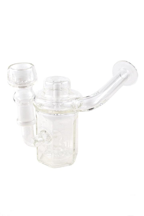 HiSi | Clear Mini Rig - Peace Pipe 420