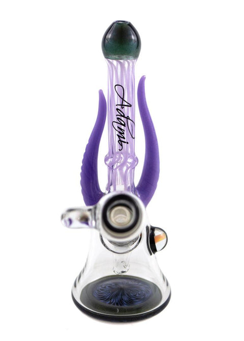 Nathan Adami | Purple Horn Mini Tube - Peace Pipe 420