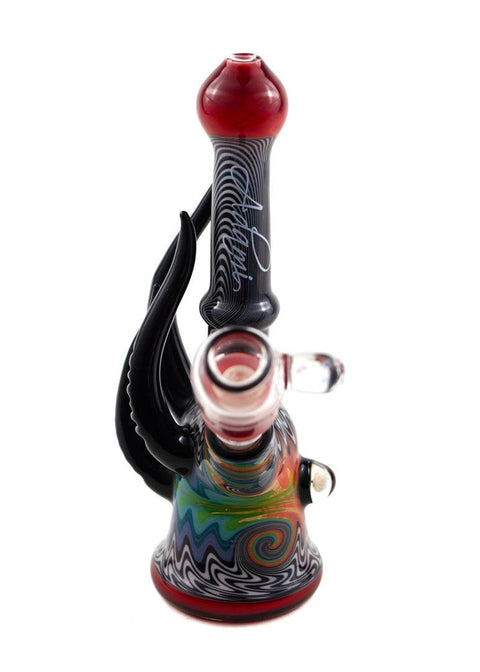 Nathan Adami | Rainbow Horn Mini Tube - Peace Pipe 420