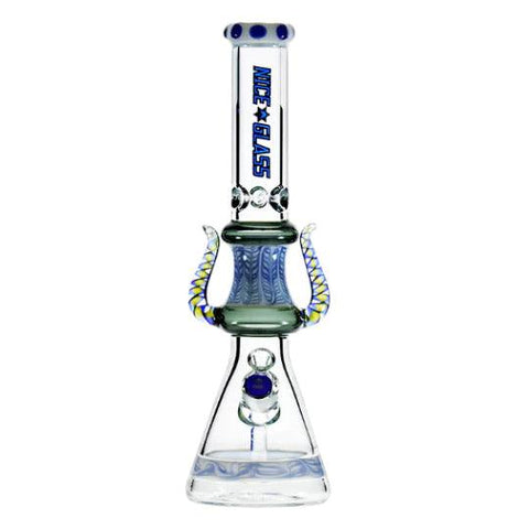 Nice Glass | 17" Crowned Diablo Bong - Peace Pipe 420