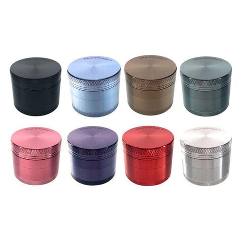 SharpStone | 1.5" 4 Piece Grinders - Peace Pipe 420