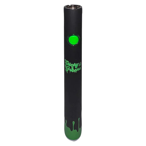 Sticky Greens | Slime Drip 510 Thread Vape Battery - Peace Pipe 420