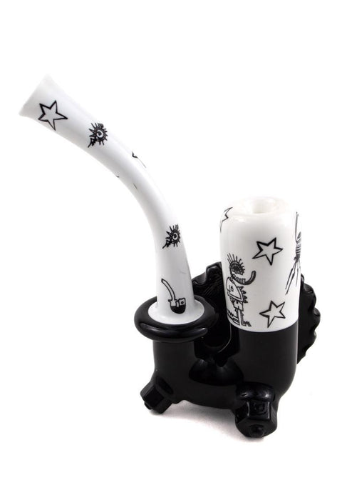 Zach Puchowitz | Glass Sherlock Pipe - Peace Pipe 420