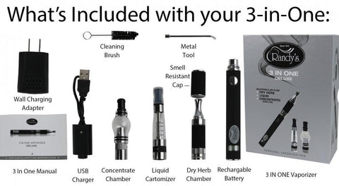 Randy's | 3-in-1 Vaporizer - Peace Pipe 420