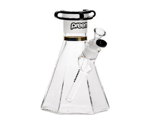 Preemo | 8" Hex Beaker Base - Peace Pipe 420