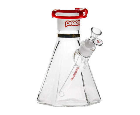 Preemo | 8" Hex Beaker Base - Peace Pipe 420