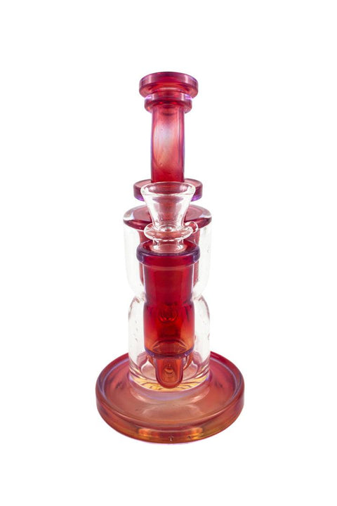 Fat Boy | Red Fumed Mini Torus - Peace Pipe 420