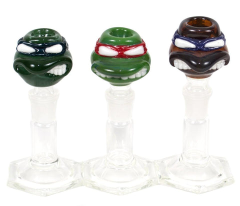 Bob The Glass Blower | 14mm TMNT Bowl - Peace Pipe 420