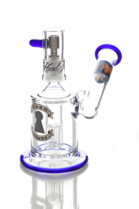 Hard Times | 5.5" Burn Out 4-Leg Side Car Rig - Peace Pipe 420