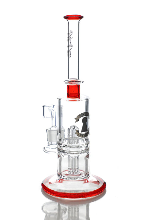 Hard Times | 11" Red Elvis 4x4 Rig - Peace Pipe 420