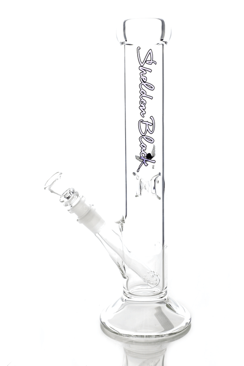 Sheldon Black | 13" Medio Straight - Peace Pipe 420