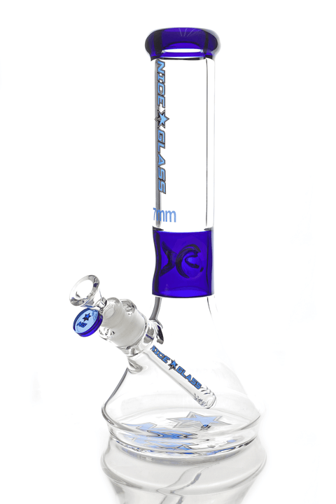 Nice Glass | 13" Midcolour Beaker - Peace Pipe 420