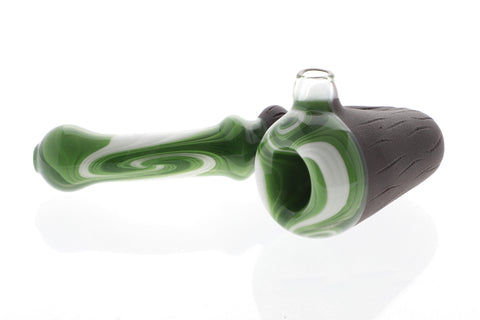 Chad G | Knot Wood Swirl Sherlock Pipe - Peace Pipe 420