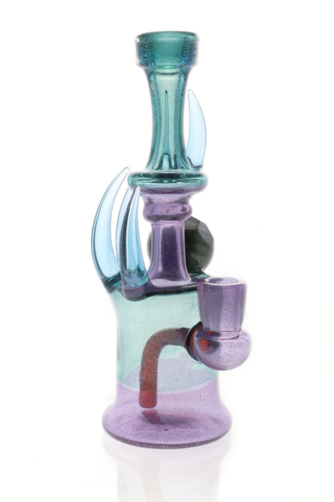 Carsten Carlisle | Purple and Teal Rig - Peace Pipe 420