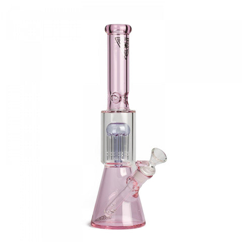 Red Eye Tek | 11" Dual Chamber Beaker Tube - Peace Pipe 420