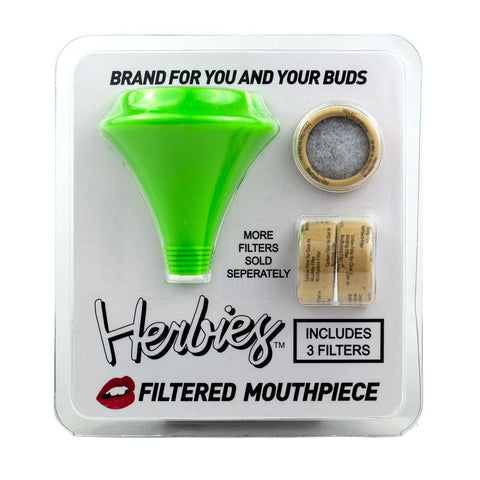 Herbies | Mouth Piece Filter Kits - Peace Pipe 420