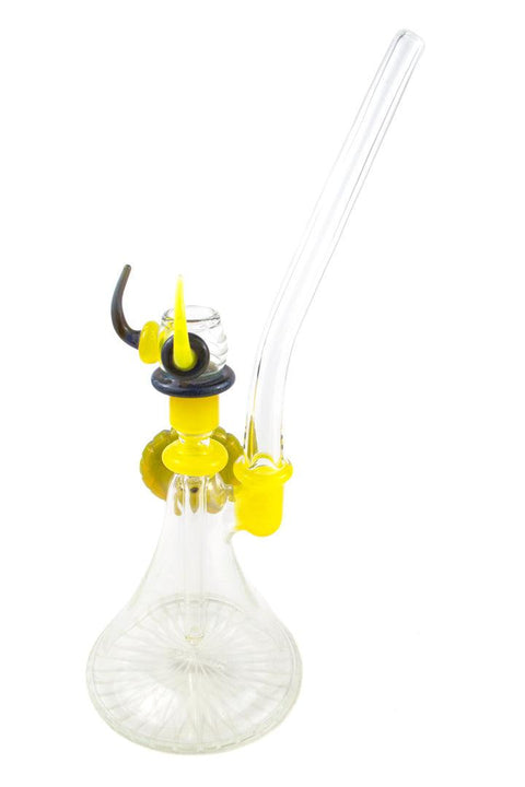P.A. JAY | Lemon and Blue Beaker Rig - Peace Pipe 420