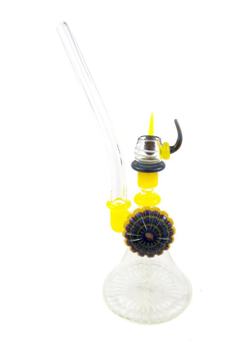 P.A. JAY | Lemon and Blue Beaker Rig - Peace Pipe 420