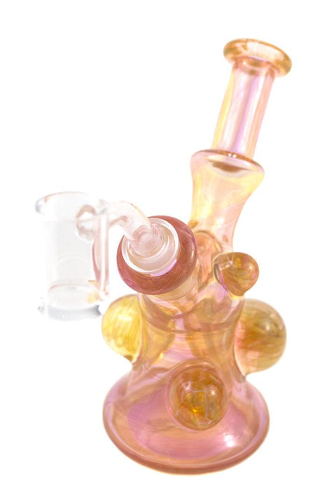 Rob Biglin | Fumed Marbled Bubbler - Peace Pipe 420