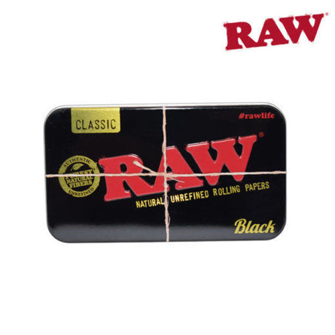 RAW | Black Metal Tin Case