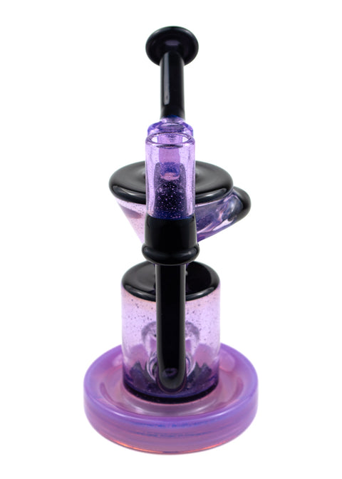 Pyrology | Purple & Black Recycler Rig