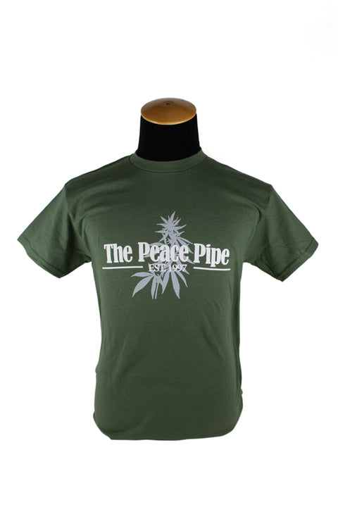Peace Pipe Merch | T-Shirt (Military Green)