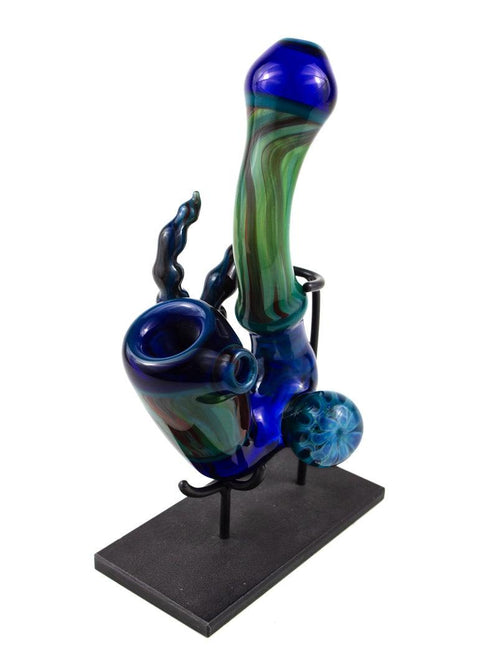 A. Schmitz | Blue & Green Sherlock - Peace Pipe 420