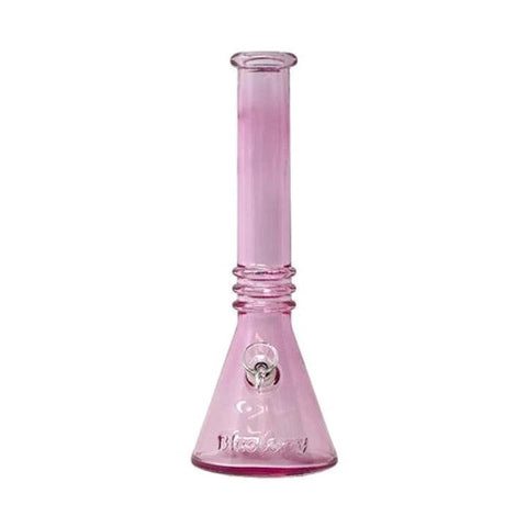 Blueberry | 12" Triple Ring Beaker - Peace Pipe 420