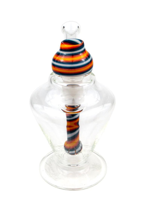D.D. Sherpa | 18mm Oil Lamp Rig (Blue/Orange/Yellow) - Peace Pipe 420