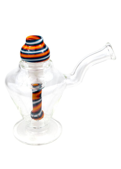 D.D. Sherpa | 18mm Oil Lamp Rig (Blue/Orange/Yellow) - Peace Pipe 420