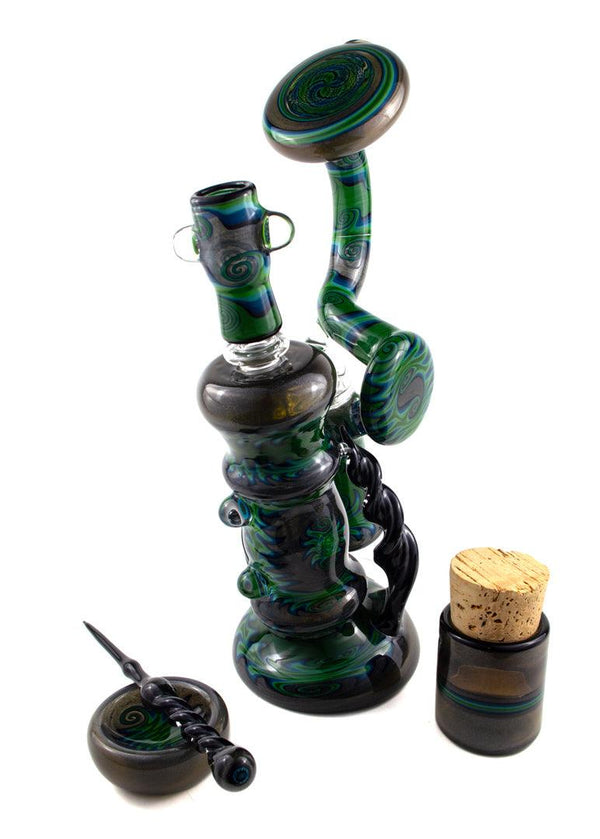 DCS | Double Chamber Bubbler Set - Peace Pipe 420