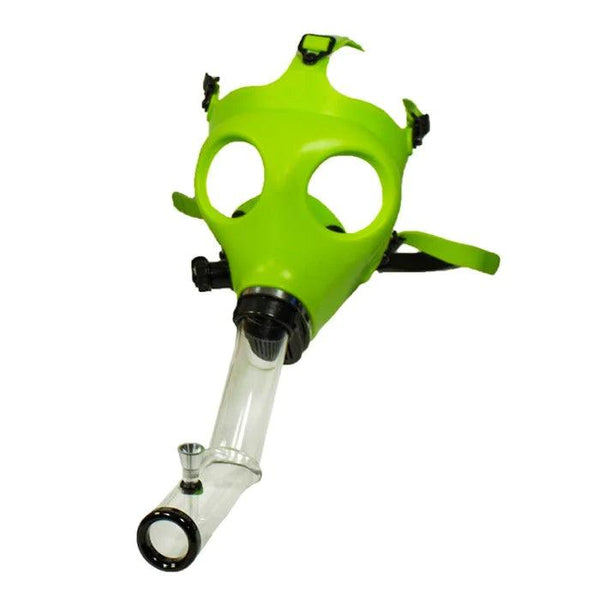 Herbies Acrylic | Gas Mask Steamroller - Peace Pipe 420