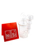 HiSi | Clear Mini Rig - Peace Pipe 420