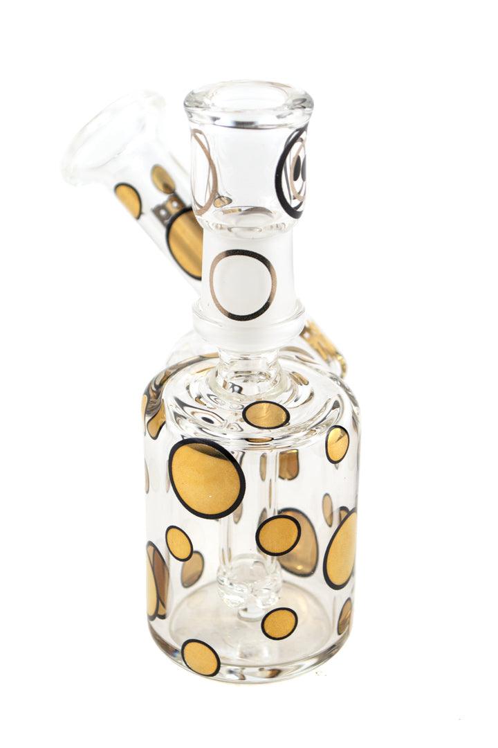 Hitman Glass Rig Rags Hitman x JAG | Phase 2 Rig Collab (Gold Bubbles) – Peace Pipe 420