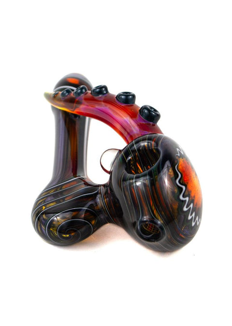 Kevin Murray | Worked Tentacle Pipe - Peace Pipe 420