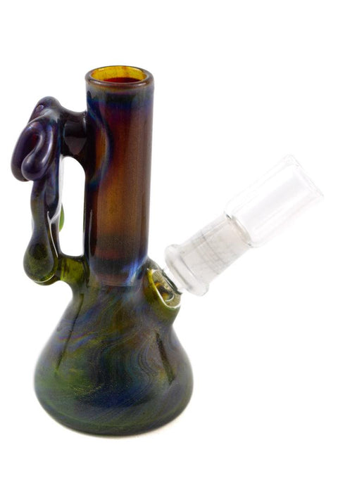 Miller | Blue Fumed Mini Pendant Rig - Peace Pipe 420