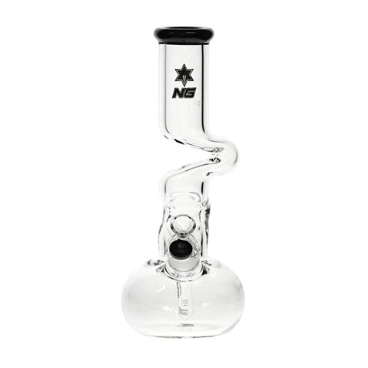 Nice Glass | 12" Round Base Zong - Peace Pipe 420
