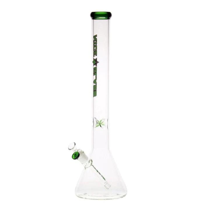 Nice Glass | 18" Basic Beaker (5mm) - Peace Pipe 420