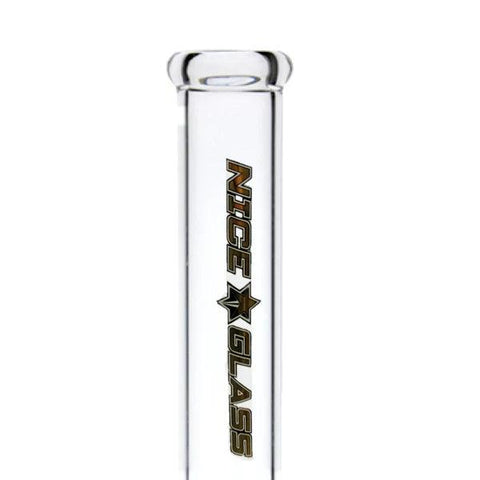 Nice Glass | 18" Beaker (9mm) - Peace Pipe 420