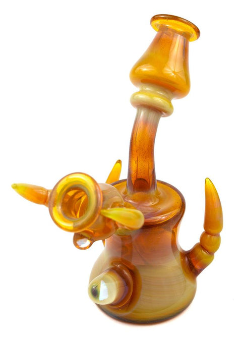 NISH | 10mm Honey Fumed Rig - Peace Pipe 420